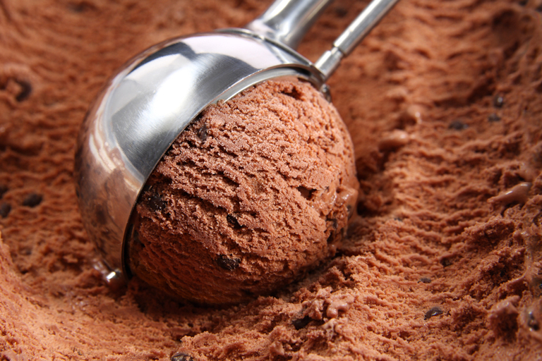 choco chip ice cream scoop