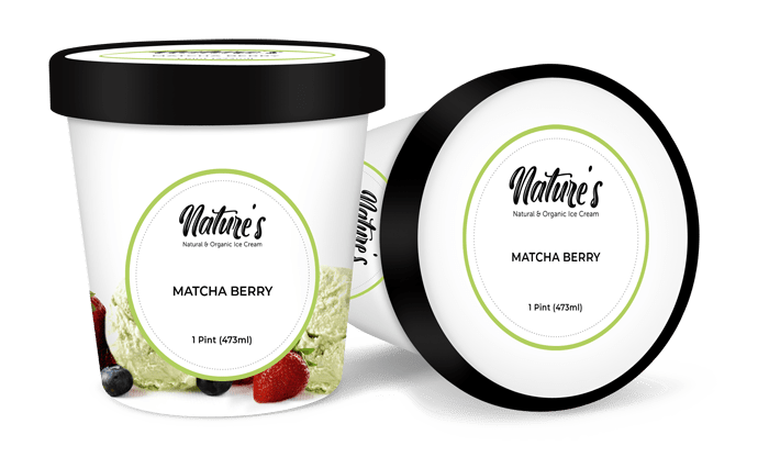 matcha berry ice cream