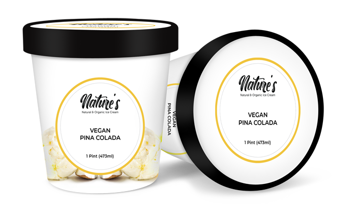 vegan pina colada ice cream