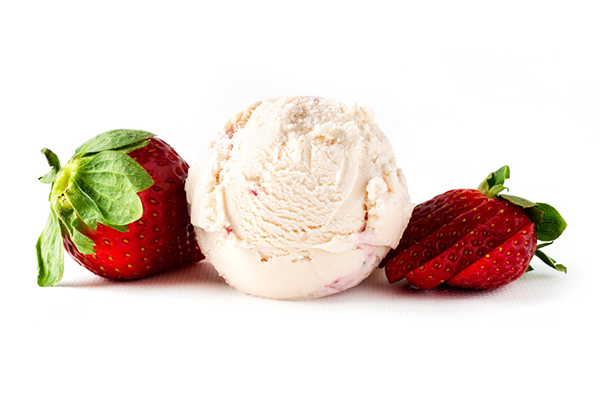 Organic Strawberry Ice Cream