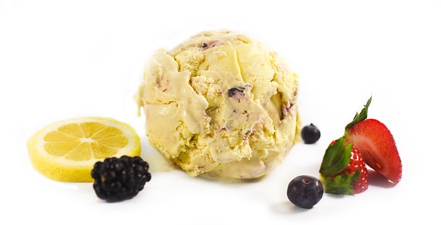 buy organic lemon berry ice cream