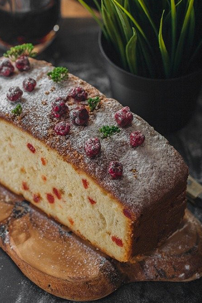 Glazed Cranberry-Apple Bread