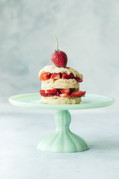 Berry and Ice Cream Shortcake