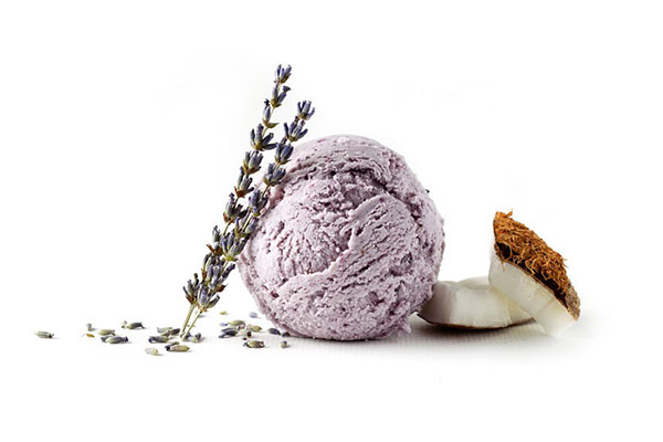 vegan lavender ice cream