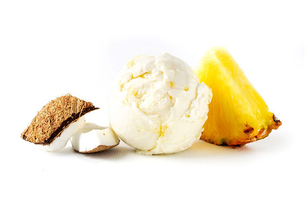 vegan pina colada ice cream